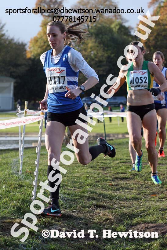 Senior women, 2016 National Cross Country Relays, Berry Hill Park, Mansfield. Photo: David T. Hewitson/Sports for All Pics